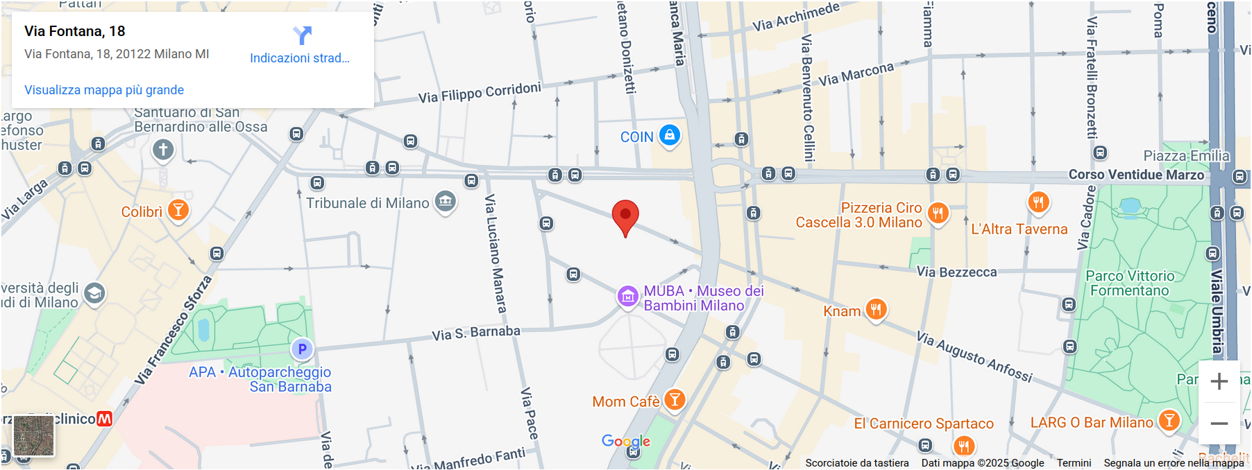 Clicca per aprire la mappa